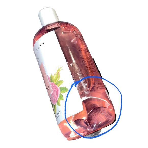 Crabtree & Evelyn Rosewater Bath & Shower Gel 16.9 oz Large 500mL Pink Dent - Picture 3 of 12